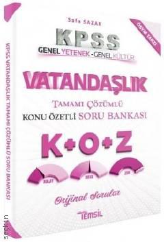 KPSS Vatandaşlık KOZ Konu Özetli Soru Bankası Safa Sazak  - Kitap