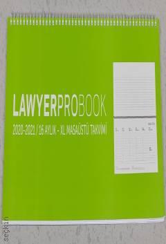 Lawyer Probook 16 aylık Masa Takvimi XL 
 15,5×40 cm  (72 yaprak) Lawyer Ajanda 