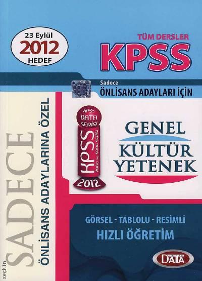 Önlisans Adayları İçin KPSS Genel Kültür Genel Yetenek Turgut Meşe  - Kitap