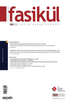 Fasikül Aylık Hukuk Dergisi Sayı: 120 Kasım 2019 Prof. Dr. Bahri Öztürk 