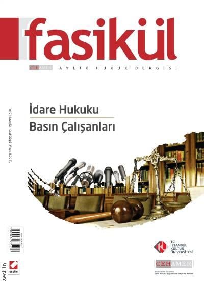 Fasikül Aylık Hukuk Dergisi Sayı:62 Ocak 2015 Prof. Dr. Bahri Öztürk 