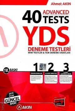 Advanced 40 Tests YDS Deneme Testleri 2016 Mini Testler & Tam Deneme Sınavları Ahmet Akın  - Kitap