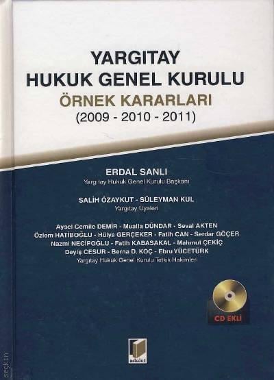 Yargıtay Hukuk Genel Kurulu Örnek Kararları Erdal Sanlı