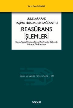 Taşıma ve Sigorta Hukuku Serisi – VIII Uluslararası Taşıma Hukuku ile Bağlantılı Reasürans İşlemleri
 Sigorta, Taşıma Hukuku ve Küresel Risk Transferi Bağlamında Hukuki ve Teknik İnceleme Av. Hikmet Cem Congar  - Kitap