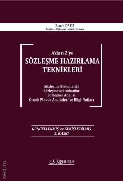 A'dan Z'ye Sözleşme Hazırlama Teknikleri  Engin Daşlı  - Kitap