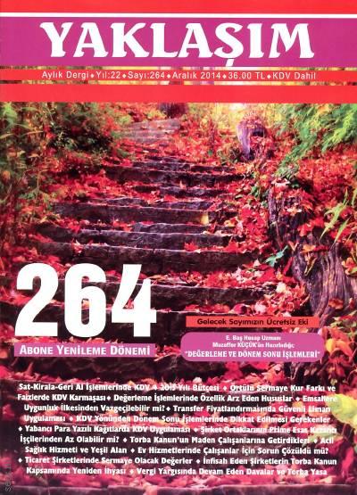 Yaklaşım Dergisi Sayı:264 Aralık 2014 Şükrü Kızılot