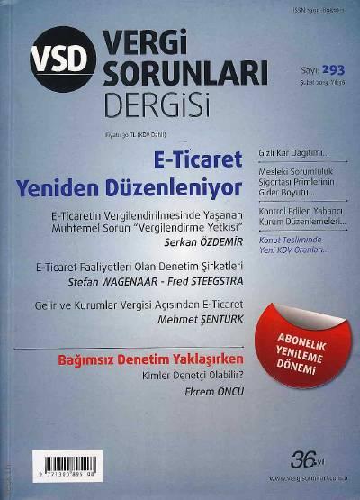 Vergi Sorunları Dergisi Sayı:293 Şubat 2013 Olcay Kolotoğlu 