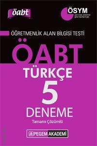 KPSS ÖABT Türkçe Öğretmenliği Tamamı Çözümlü 5 Deneme 