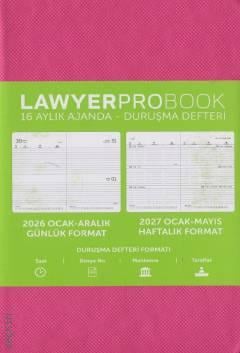 Lawyer Probook Küçük Boy Ajanda (16 Aylık) Pembe 2026