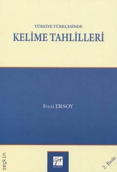 Türkiye Türkçesinde Kelime Tahlilleri Fevzi Ersoy  - Kitap