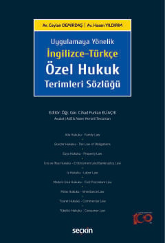 İngilizce–Türkçe
Özel Hukuk Terimleri Sözlüğü