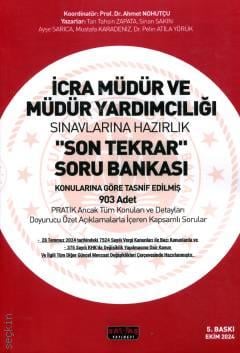 İcra Müdür ve Müdür Yardımcılığı Sınavlarına Hazırlık "Son Tekrar" Soru Bankası Ahmet Nohutçu