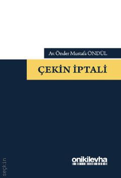 Çekin İptali Önder Mustafa Öndül  - Kitap