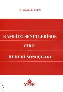 Kambiyo Senetlerinde Ciro ve Hukuki Sonuçları