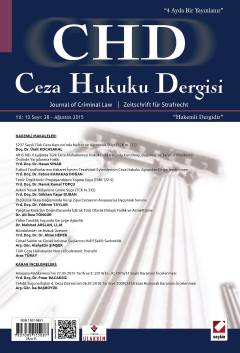 Ceza Hukuku Dergisi – 2016 Yılı Abonelik Prof. Dr. Veli Özer Özbek 