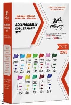 İmtiyaz Adli Hâkimlik Soru Bankası Seti Metin Kaya, Ali Sakinci, Bahadır Erkol, Erhan Güneş  - Kitap