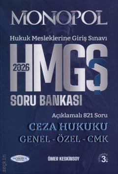 HMGS Soru Bankası Ceza Hukuku Genel – Özel – CMK  Ömer Keskinsoy  - Kitap
