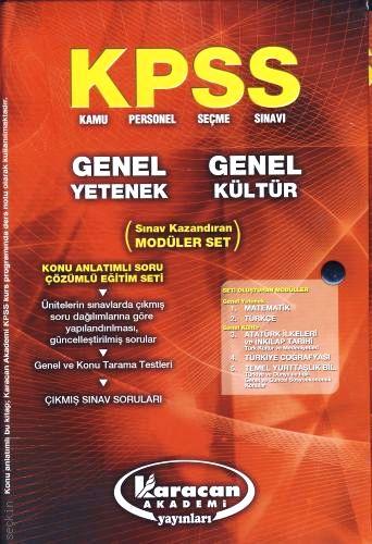KPSS Genel Yetenek – Genel Kültür Kudret Akmaner, G. Güney, İ. Boyraz
