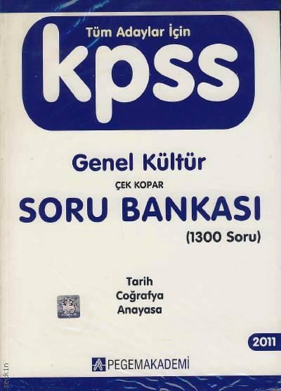 Tüm Adaylar İçin KPSS Genel Kültür Çek Kopar Soru Bankası (1300 Soru) Yazar Belirtilmemiş  - Kitap