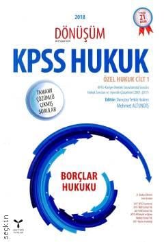 Dönüşüm KPSS Borçlar Hukuku Özel Hukuk Cilt: 1 S. Mehmet Yıldırım  - Kitap