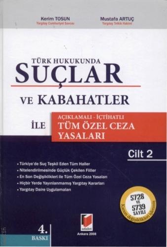 Türk Hukukun'da Suçlar ve Kabahatler (2 Cilt) Kerim Tosun, Mustafa Artuç  - Kitap