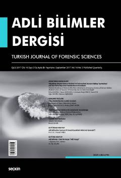 Adli Bilimler Dergisi – Cilt:16 Sayı:3 Eylül 2017 Prof. Dr. İ. Hamit Hancı 