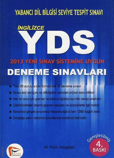 İngilizce YDS Deneme Sınavları M. Fatih Adıgüzel  - Kitap