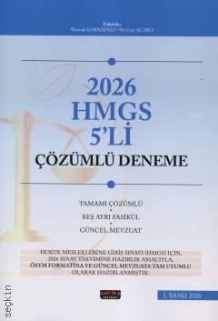 HMGS 5'li Çözümlü Deneme Sınavı Mustafa Karadeniz, Dr. Eray Acarlı  - Kitap