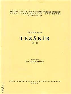Cevdet Paşa Tezakir (13–20) Yazar Belirtilmemiş  - Kitap
