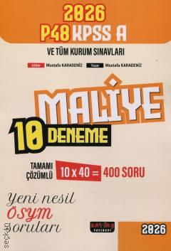 P48 KPSS A Grubu Maliye 10 Deneme Tamamı Çözümlü Mustafa Karadeniz  - Kitap