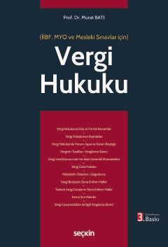 Vergi Hukuku (MYO) Murat Batı