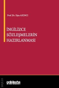 İngilizce Sözleşmelerin Hazırlanması
