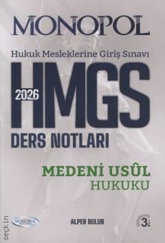 HMGS Ders Notları Medeni Usul Hukuku Alper Bulur  - Kitap