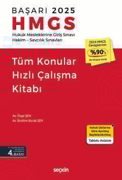 Başarı – HMGS Tüm Konular Hızlı Çalışma Kitabı İbrahim Burak Şen, Özge Şen