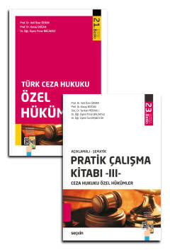Ceza Hukuku Özel Hükümler  (2'li Set) Ekim 2026