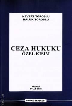 Ceza Hukuku Özel Kısım

 Nevzat Toroslu, Haluk Toroslu  - Kitap