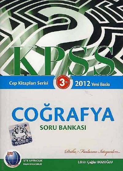 Cep Kitapları Serisi  KPSS Coğrafya Soru Bankası Çağlar Bozoğlu  - Kitap