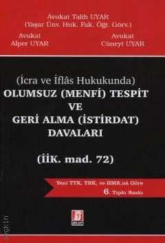 Olumsuz (Menfi) Tespit ve Geri Alma (İstirdat) Davaları