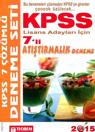 KPSS 7'li Atıştırmalık Deneme Yazar Belirtilmemiş  - Kitap