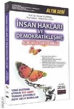 İnsan Hakları ve Demokratikleşme Açık Uçlu Soru Bankası Prof. Dr. Ahmet Nohutçu  - Kitap