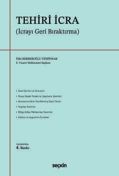 Tehiri İcra (İcrayı Geri Bıraktırma) Filiz Berberoğlu Yenipınar  - Kitap