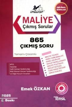 İmtiyaz Maliye Çıkmış Sorular