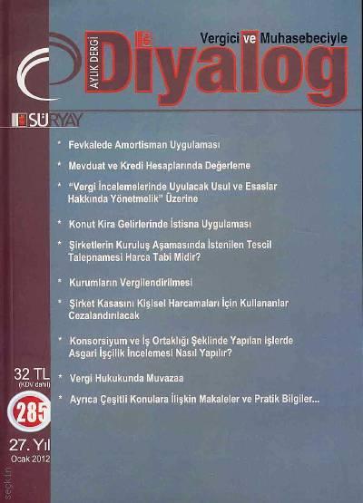 Vergici ve Muhasebeciyle Diyalog Dergisi Sayı:285 Ocak 2012 Süleyman Genç 