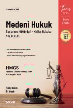 THEMIS – Medeni Hukuk I Soru Kitabı Tıpkı Basım İsmail Ercan  - Kitap