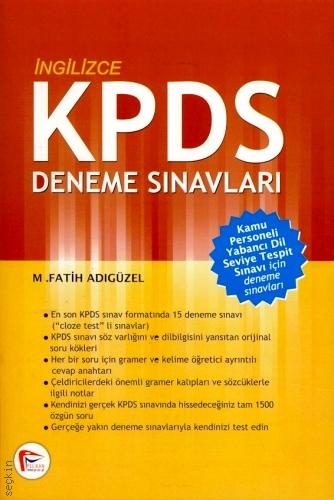 İngilizce KPDS Deneme Sınavları M. Fatih Adıgüzel  - Kitap