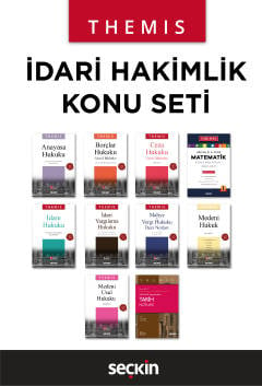 THEMIS –  2021 İdari Hakimlik Konu Anlatımı Seti (Temmuz 2021 tarihli 4. Yargı Paketine uygundur !) Zehra Odyakmaz, İsmail Ercan, H. Tolunay Ozanemre Yayl