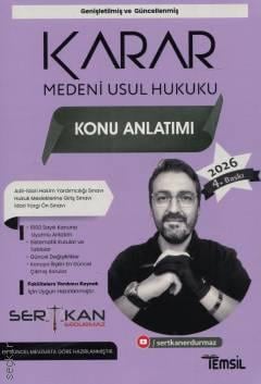 Karar – Medeni Usul Hukuku Konu Anlatımı Sertkan Erdurmaz  - Kitap