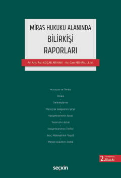 Miras Hukuku Alanında Bilirkişi Raporları Aslı Arıhan, Can Arıhan  - Kitap