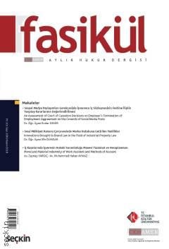 Fasikül Aylık Hukuk Dergisi Sayı: 108 Kasım 2018 Prof. Dr. Bahri Öztürk 