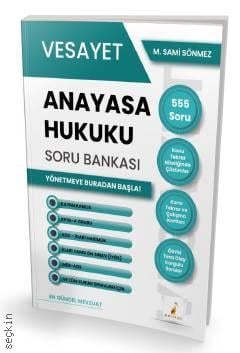 Vesayet Anayasa Hukuku Soru Bankası M. Sami Sönmez  - Kitap